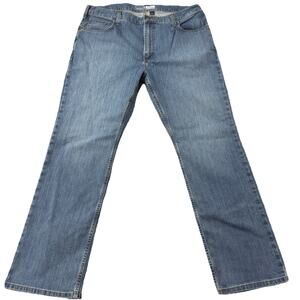 NWOT Carhartt Rugged Flex Relaxed Fit Medium Wash Stretch Denim Jeans Mens 40x32